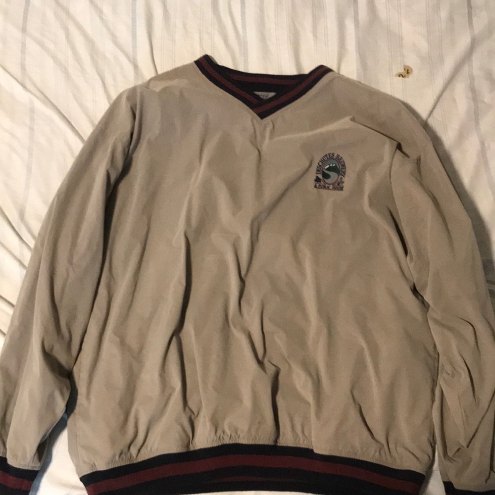 this is a double sided wind breaker sweater